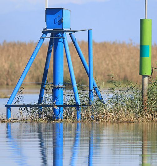 Installation of Water Level Gauge Stations anzali wetland