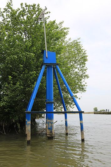 Installation of Water Level Gauge Stations anzali wetland